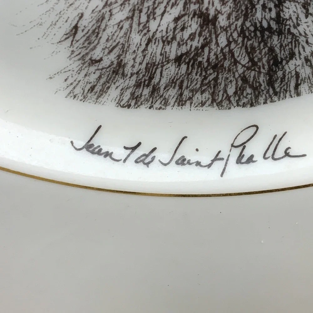 Jean de Saint Pelle Ostrich‎ Bird Plate Collectible Home Decor